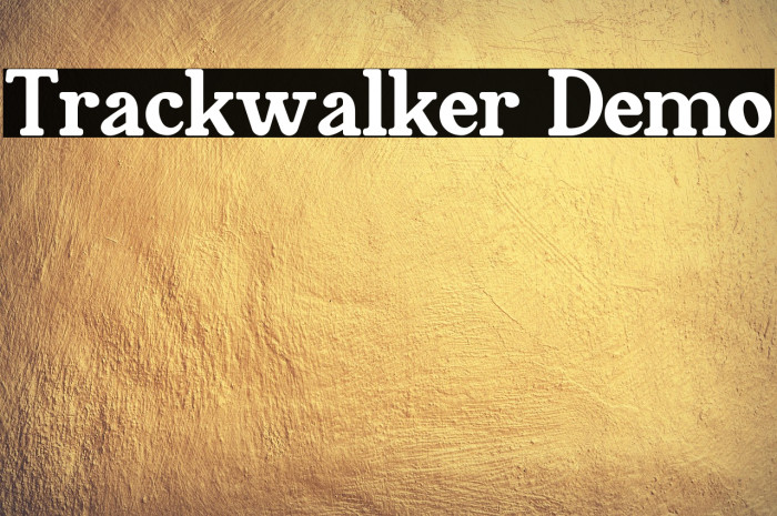 Trackwalker Demo Example 2