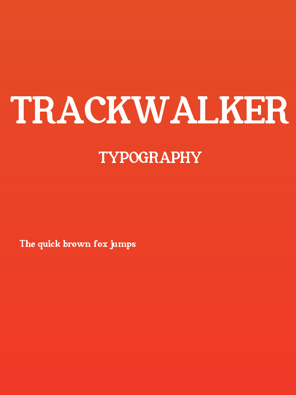Trackwalker Demo Poster