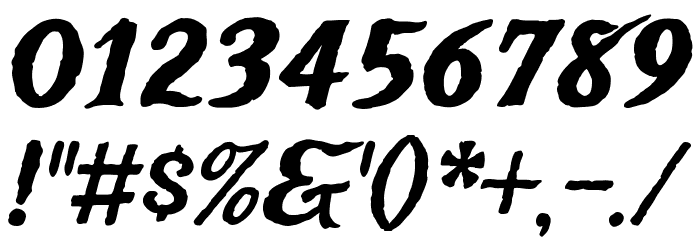 Trade Winds Font OTHER CHARS