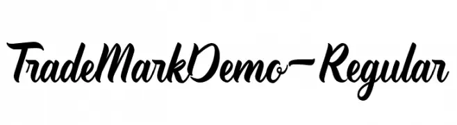 TradeMarkDemo-Regular  Frei Schriftart Herunterladen