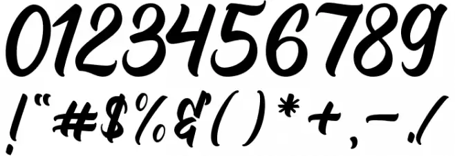 TradeMarkDemo-Regular Font OTHER CHARS