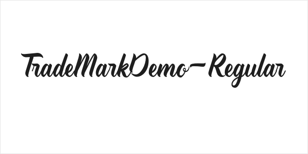 TradeMarkDemo-Regular Logo