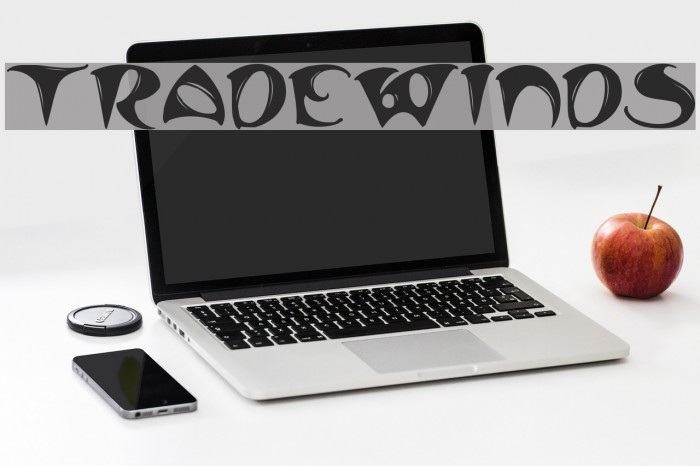TradeWinds Font examples