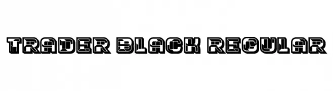 Trader Black Regular  Frei Schriftart Herunterladen