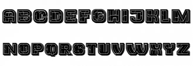 Trader College Filled Regular Font OTHER CHARS