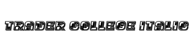 Trader College Italic  Fuentes Gratis Descargar