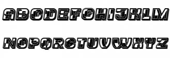 Trader College Italic フォント 大文字