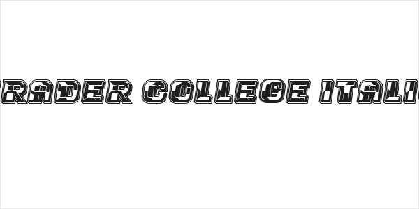 Trader College Italic Logo