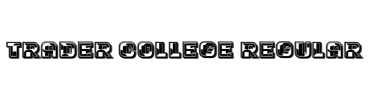 Trader College Regular  नि: शुल्क फ़ॉन्ट्स डाउनलोड