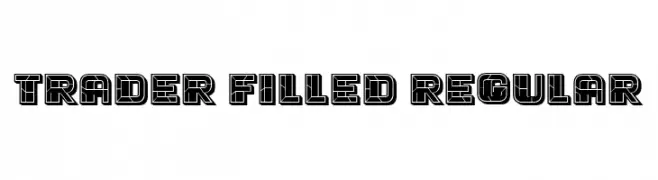 Trader Filled Regular  Fuentes Gratis Descargar