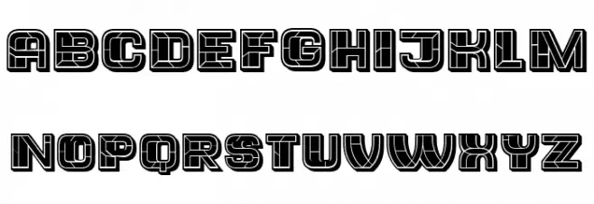 Trader Filled Regular फ़ॉन्ट लोअरकेस