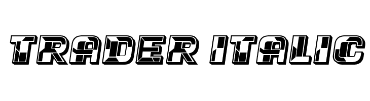 Trader Italic  font caratteri gratis