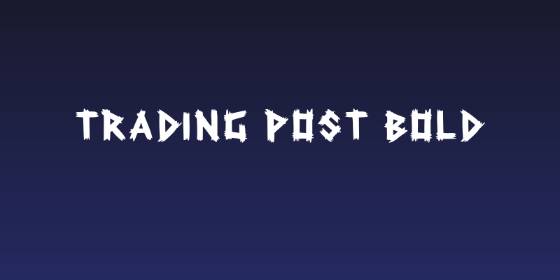 Trading Post Bold Social Header