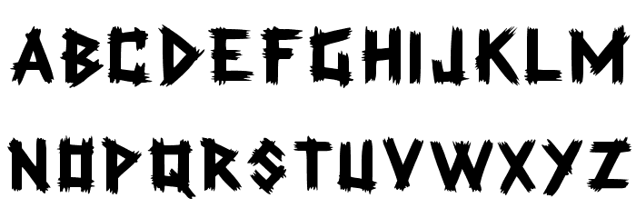 Trading Post Bold Schriftart Kleinbuchstaben