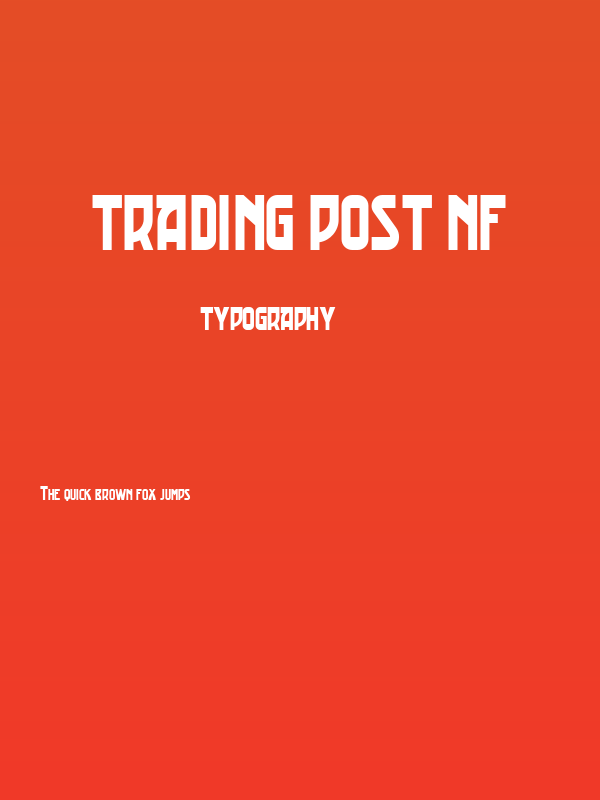 Trading Post NF Poster