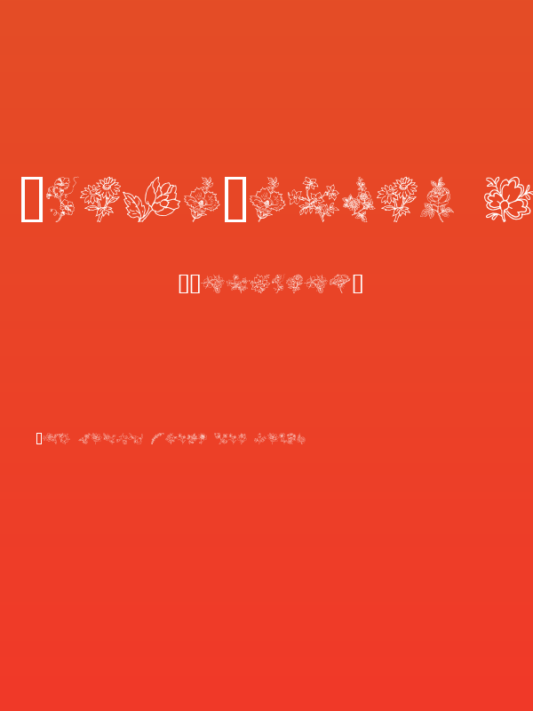 Traditional Floral Design III Poster