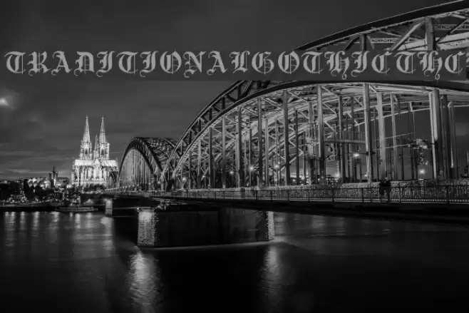 Traditional-Gothic--17th-c- Font examples