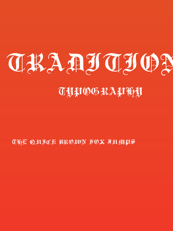 Traditional-Gothic--17th-c- Poster