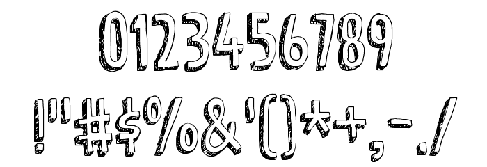 Tradizional DEMO Regular Font OTHER CHARS