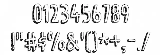 Tradizional DEMO Regular Font OTHER CHARS