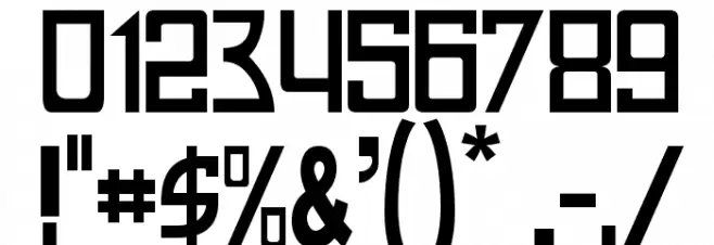 Tradizione Font OTHER CHARS