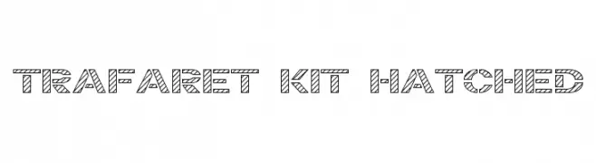 Trafaret Kit Hatched  フリーフォントのダウンロード