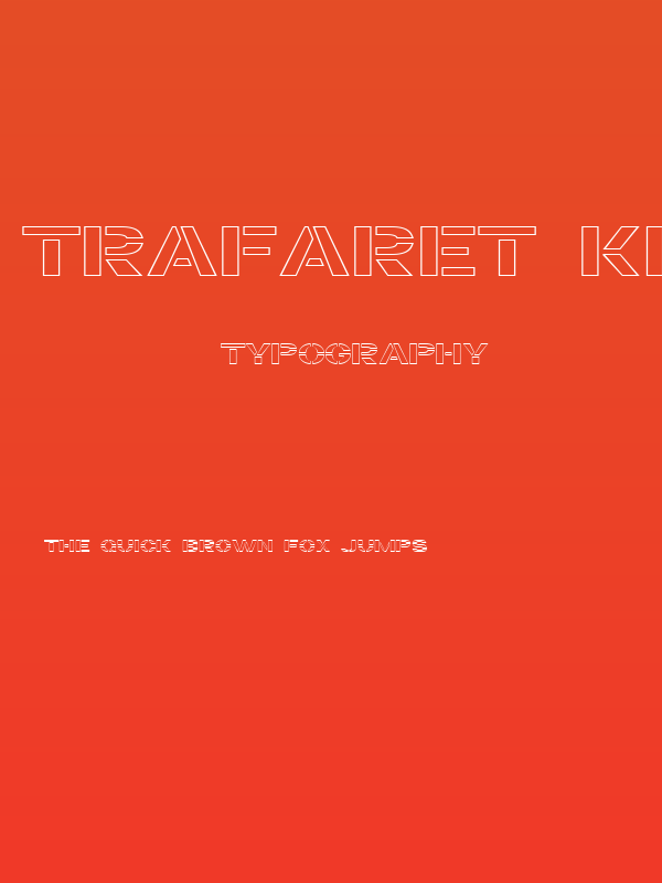 Trafaret Kit Transparent Poster