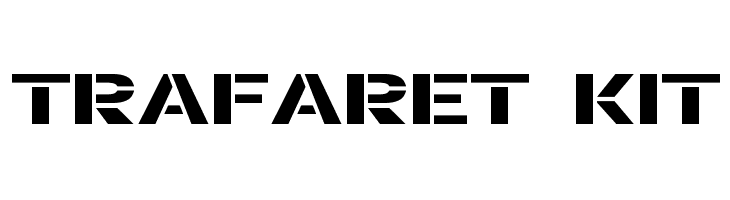 Trafaret Kit  font caratteri gratis
