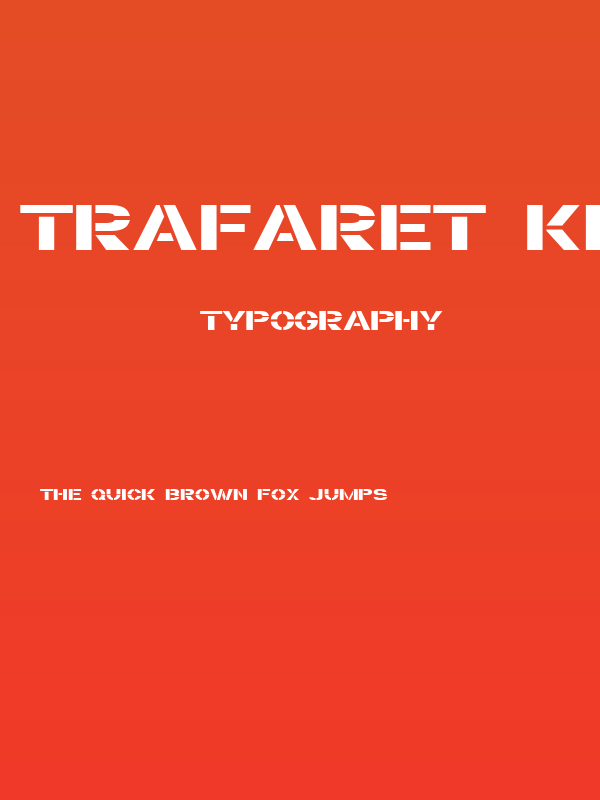 Trafaret Kit Poster