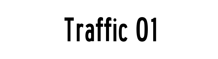Traffic 01 Font