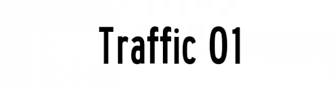 Traffic 01  Descarca Fonturi Gratis