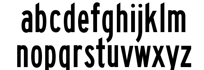 Traffic 01 Font LOWERCASE