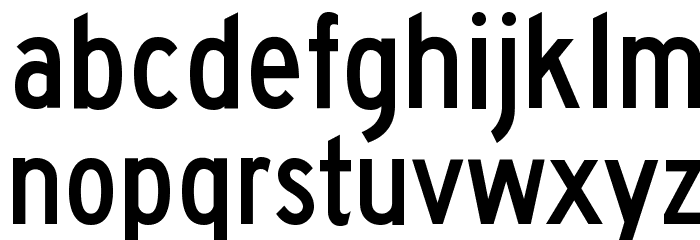 Traffic 02 Font LOWERCASE
