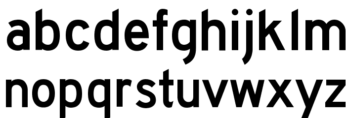 Traffic 03 Font LOWERCASE