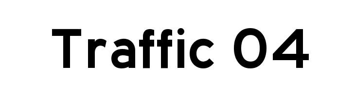 Traffic 04 Font