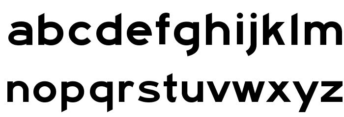 Traffic 05 Font LOWERCASE