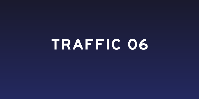 Traffic 06 Social Header