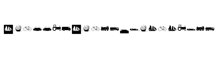 TrafficTransportations  免费字体下载