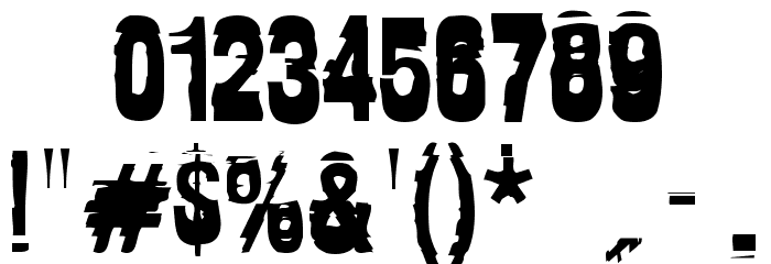 Tragedia Font OTHER CHARS