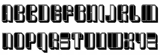 Tragedy Regular Schriftart Groß