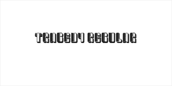 Tragedy Regular Logo