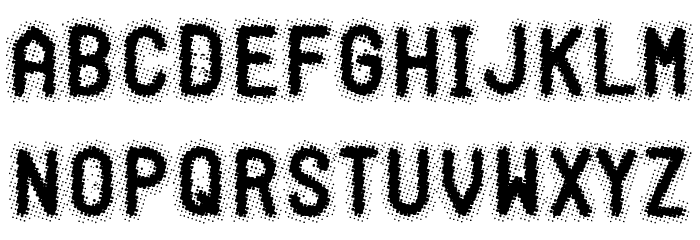 Tragic Blur Schriftart Groß