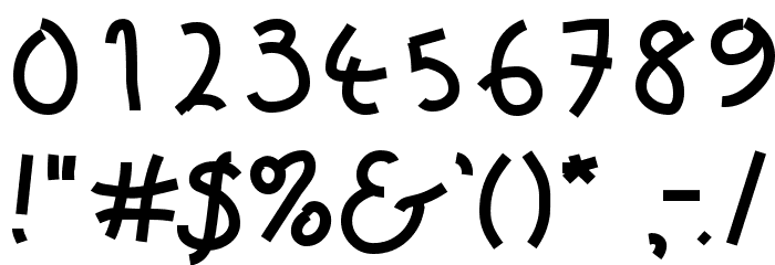 Tragic Bureau Font OTHER CHARS