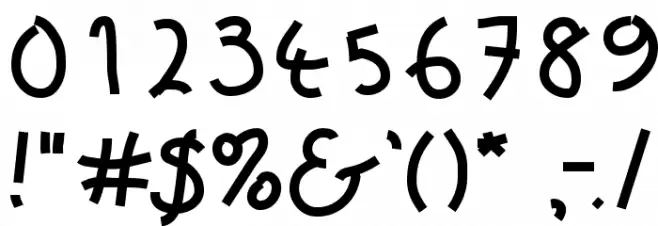 Tragic Bureau Font OTHER CHARS