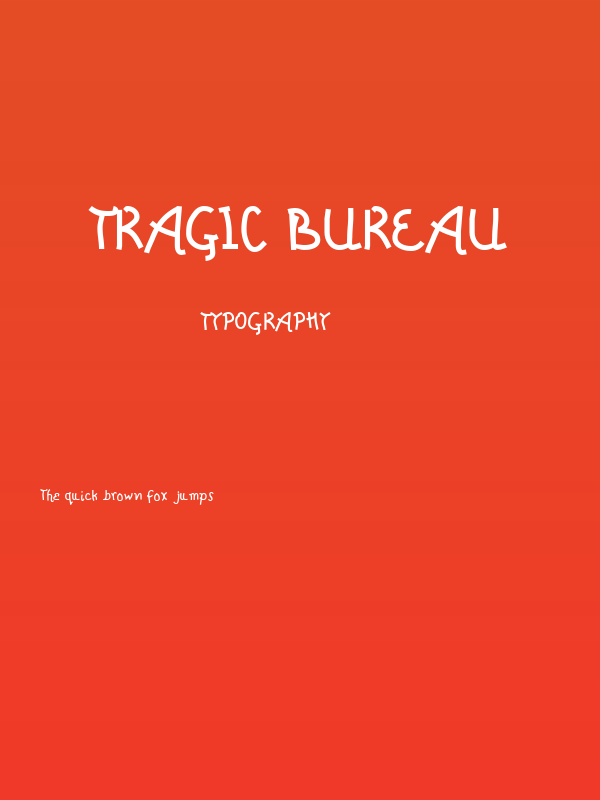 Tragic Bureau Poster