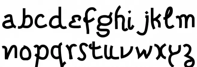 Tragic Bureau फ़ॉन्ट लोअरकेस