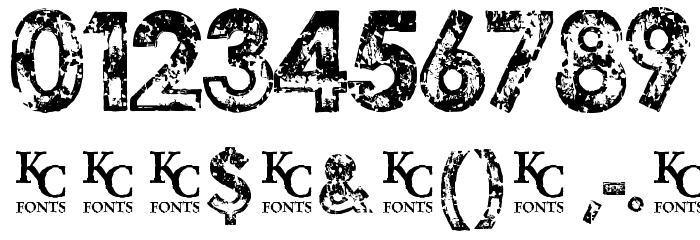 Tragic Vision Font OTHER CHARS