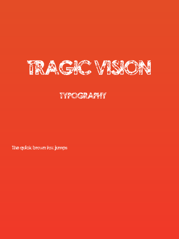Tragic Vision Poster