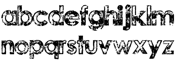 Tragic Vision Font LOWERCASE
