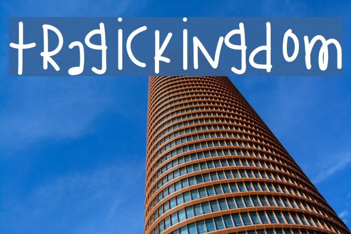 TragicKingdom Font examples